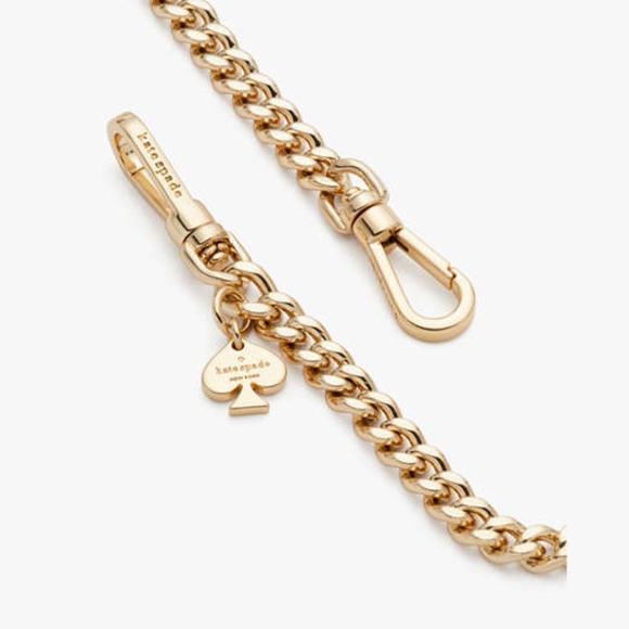 New KATE SPADE Chain Bag Strap Gold KE652 $59 - Picture 1 of 3